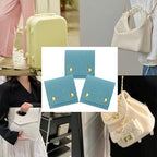 3Pcs Microfiber Jewerly Rolls Small Jewelry Bags for Jewelry Gift Bags Jewelry Organizer Pouch with Double Snap Button for Jewelry Travel Jewelry Pouch, 3"x3"(Sky Blue) - color: Sky Blue