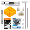 JOREST Watch Link Removal Tool, Watch Band Tool Kit, Repair Kit for Watch Bracelet Adjustment and Replacement and Resizing, With User Manual, Watch Link Remover, 20PCS Spring Bars, 13PCS Spare Needle