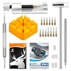 JOREST Watch Link Removal Tool, Watch Band Tool Kit, Repair Kit for Watch Bracelet Adjustment and Replacement and Resizing, With User Manual, Watch Link Remover, 20PCS Spring Bars, 13PCS Spare Needle