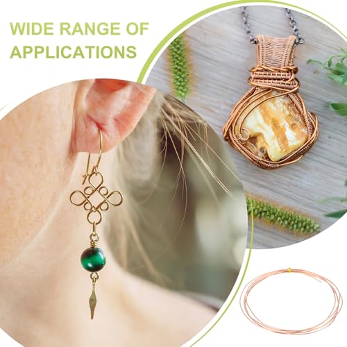 PATIKIL 99.9% Pure Copper Wire for Jewelry Making, 18 Gauge (1mm) Copper Craft Wire 4.9 Feet Beading Jewelry Making Supplies for Crafting Wreath Electroculture Gardening - size: 18 Gauge x 4.9 Feet
