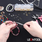 930 Pcs Jump Rings Lobster Clasps with Jewelry Pliers for Jewelry Making and Repair, Needle Nose, Round Nose Pliers and Wire Cutter, Tweezer, Thimble Ring for Wire Wrapping, Bracelets Crafts - style: Jewelry Making Tools Kit