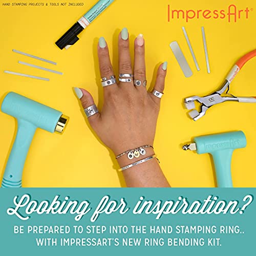 ImpressArt - Ring Making Kit for Metal Stamping Rings, Jewelry Making, Gifts and DIY Projects (Number Bundle, Standard Kit) - color: Standard Kit, size: Number Bundle