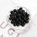 65Pcs Black Onyx Agate 6mm Beads Natural Stone Round Gemstone Genuine Real Stone for DIY Bracelet Jewelry String Making - color: Black Onyx Agate, size: 6mm