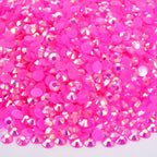 Blinginbox 50000pcs Flatback Rhinestones,Resin Non Hotfix Rhinestones Large Quantity Wholesale for Crafts DIY Creative Design,Clothes,Makeup,Nail Art (2mm=0.08", Lt.Rose AB) - color: Lt.Rose AB, size: 2mm=0.08"