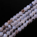Best Sellers Natural Stone Beads Black and White Water Grass Agate Round Loose Beads for Jewelry Making DIY Bracelet Necklace (10mm) - color: Black And White Agate, size: 10mm