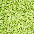 Miyuki Delica Seed Beads – Size 11/0 (1.6 mm), DB0733, Opaque Chartreuse, 7.2 g, Approx. 1440 Beads, Made in Japan - color: DB0733 - Opaque Chartreuse