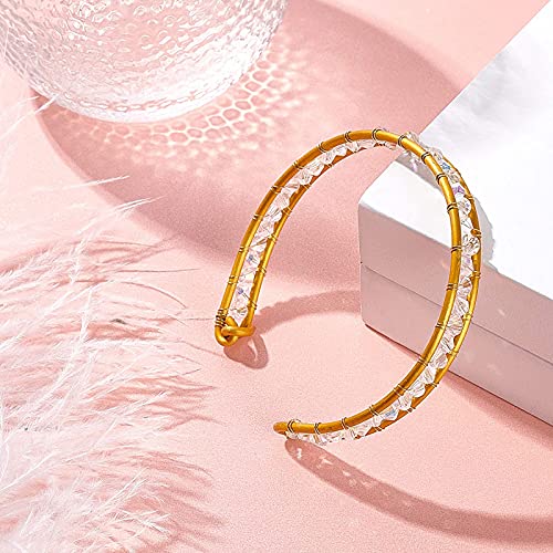 BENECREAT 754FT Matte Gold Jewelry Craft Wire 20 Gauge Tarnish Resistant Aluminum Wire for Beading Necklace Jewelry Making - color: Gold