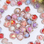 Mixed Lots Shiny AB Color Acrylic Faceted Cube Bead DIY Beading Hairband Bracelets Necklace Craft Embelishment (Mixed Colors-Cube) - color: Mixed Colors-Cube