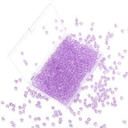 1000pcs Crystal Glass Beads 4mm Bulk Faceted Bicone Spacer Beads for DIY Jewelry Making - color: crystal violet, size: 4mm