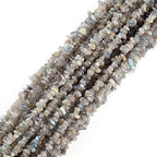 Genuine Labradorite Chips Gemstone Beads 5-8mm Irregular Shaped Crystal Chip Stone Loose Bead for Jewelry Making 1 Strand 32" - color: Labradorite