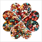 ToBeIT 1000pcs Letter Beads Acrylic Bead Alphabet Letter A-Z Cube Beads for Jewelry Making, Bracelets, Necklaces, Key Chains （Gold Color-C） - color: color-C
