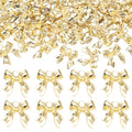 60 Pcs Alloy Gold Bow Bowknot Charms, Gold Bow Tie Pendant Charms Bulk for Jewelry, Bowknot Pendants Earring Charm Necklace Bracelets DIY Crafts Supplies - color: Set-2