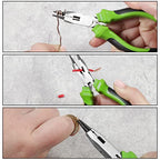 SPEEDWOX 5 Inch Round Nose Jewelry Pliers with Cutter, Mini Round Nose & Side Cutter Tools for Jewelry Making - style: Round Nose Pliers with Cutter