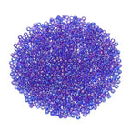 uxcell 2000 Pcs Glass Seed Beads Bulk, 1.5mm Mini Glass Bugle Beads for DIY Earrings, Necklaces, Bracelets, Jewelry Making, Dark Blue - color: Dark Blue, size: 1.5mm