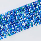 3600pcs Mixed Blue Clay Beads for Bracelets Making, 10 Strands Flat Round Polymer Clay Disc 6mm Spacer Heishi Beads for Jewelry Making Earring Necklace (Mixed Blue, 6mm) - color: Mixed Blue
