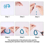 PH PandaHall 0.5mm Clear Fishing Line Invisible Nylon Thread Jewelry String Wire Beading Cords String for Christmas Party Decor, Seed Beads Jewelry Bracelet Making, 20 Yards - size: 0.5mm