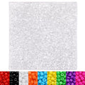 IOOLEEM Clear Seed Beads, 4000+ pcs 3mm Glass Beads for Jewelry Making & Bracelets Making - color: Clear, size: 3mm / 4000pcs