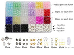 848PCS Crackle Glass Round Beads - 6mm 8mm 10mm Imitative Jade for Jewelry Making, Earrings, Necklaces, and DIY Crafts - size: 6mm 8mm 10mm Crackle