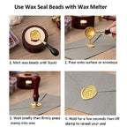 250pcs Translucent Wax Seal Beads, Andotopee Premium Half-Transparent Sealing Wax Pellets for Stamp Seals, Wedding Invitation, Letter Envelope, Thanks Card, Scrapbook DIY & Bridal Crafts - color: Translucent