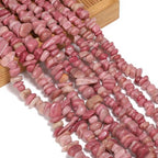 30in Rhodochrosite Natural Chip Stone Beads 5-8mm About 230pcs, Irregular Drilled Light Rosy Pink Bead for Bracelets Jewelry Making Supplies for Adults, DIY Crafts. - color: Rhodochrosite