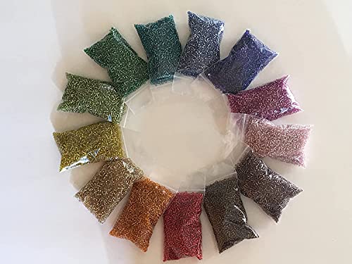 Seed Beads Size:11/0 50 gr / 1.76 oz (Lime Green Silver Lined) - color: Lime Green Silver Lined