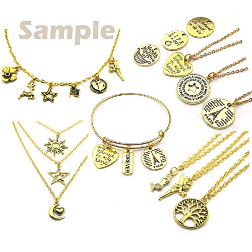 150 pcs Gold Plated Stainless Steel Split Rings Jump Rings Connector Rings for Jewelry Making Necklaces Bracelet Earrings Keychain DIY Craft (13300-Gold, 7mm) - size: 7mm