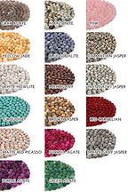 Bead Strand Versatile 60" Long Wrap Necklace - Handmade Knotted Multi Layer Sparkly Crystal, Semi Precious Natural Stone, Lava, Glass Faux Pearl - color: Red