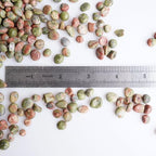 Tumbled Polished Unakite Stones - 3Lb Bulk Vase Filler,Reiki Healing Crystal, DIY, Fish & Turtle Tanks, Plant & Home Decor, Jewelry Making - color: Unakite Stone