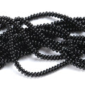 150PCS 2x4mm Natural Black Agate Stone Rondelle Beads Abacus Disk Stone Beads Round Loose Spacer Gemstone for DIY Bracelet Necklace Jewelry Making - color: Black agate Stone, size: 2x4mm Abacus Disk