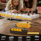 Ecarke 3-in-1 Foam Cutter Tool Compatible with DeWalt 20V (No Battery),18W Hot Wire Foam Cutter Kit with USB-A & USB-C Charging Port,750°F Styrofoam Cutter for Foam DIY Cutting & Crafting - Tool Only - color: Yellow