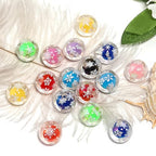 15Pcs Acrylic Beads Round 16mm UV Bead in Bead with Snowflake Print Fit for DIY Jewelry Bracelet Necklace Keychain Beadable Pens Mobile Phone Chain Making Cute (Snowflake-Mixed Color) - color: Snowflake-Mixed color