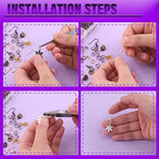 Swpeet Jewelry Making Supplies Kit - 1617 Pcs with 40 Styles Findings, 6 Colors Beads & Charms, Pliers, Wires, Tweezers & Jump Ring Opener - size: 8A