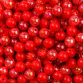 12mm Red Acrylic Beads 300pcs Focal Spacer Bead Chunk Bubblegum Beads for DIY Crafting Necklace Bracelet Jewelry Making Keychain (red) - color: red
