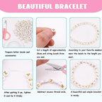300Pcs Letter Beads Y 4X7mm Gold Alphabet Beads Acrylic Round Shape Loose Beads for Name Bracelets Necklaces Key Chains DIY Jewelry Making (Y) - color: Gold, size: Y