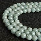 100pcs 8mm Burmese Jade Beads Natural Gemstone Beads Round Loose Beads for Crafting and Jewelry Making - color: Burmese Jade, size: 8mm