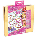 Make It Real Disney Princess Crystal Dreams Jewelry Kit - DIY Bead & Charm Bracelet Set with Swarovski Crystals, Includes Supplies & Exclusive Princess Book - Create 6 Bracelets, Ages 8