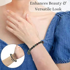 ANAYA AGATE Energy Protection Crystal Handmade Adjustable Bead Bracelet Perfect for Men, Women’s Christmas Gift - Gemstone Healing Stretch Bracelet Pulsera Para Hombre Mujer Stocking Stuffer - color: Dragon Bloodstone