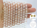 500PCS 8mm Clear White Glass Round Beads Bulk,Imitative Jade Beads Kit, Bracelet Space Loose Beads for Jewelry Making Earring, Necklaces, DIY Crafts & Gifts #352 - size: 8mm Clear White #352