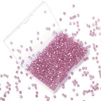 1000pcs Crystal Glass Beads 4mm Bulk Faceted Bicone Spacer Beads for DIY Jewelry Making - color: Crystal Purple AB, size: 4mm