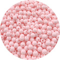 120Pieces 12MM Acrylic Round Beads Round Acrylic Balls Chunky Beads Smooth Spacer Plastic Pastel Beads Craft Beads for Necklace and Bracelet Making Crafting Supplies(178-light Pink) - color: 178-light pink, size: 12MM