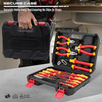 Insulated Screwdriver & Pliers Set: 14-Piece VDE Insulated Set 1000V Insulated Electrician Tool Set with Magnetic Phillips, Slotted Screwdrivers and Insulated Pliers - style: 14 PCS VDE All-in-One + Pliers