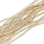 ECYC Ltd 10g 1.5mm French Bullion Wire, Spiral Copper Coil Wire French Coil Embroidery Wire French Metallic Wire Flexible Jewelry Wire for Embroidery, Beading, Jewelry Making, Garment Design - color: Light Rose Gold