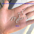 200pcs Adabele Grade A 4mm (0.16 Inch) Small Rhinestone Rondelle Loose Beads Crystal AB Sterling Silver Plated Spacer for DIY Craft Jewelry Making CF1-402 - color: Clear AB, size: 4mm (200pcs)