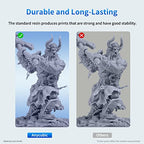 ANYCUBIC 3D Printer Resin Bundle, 405nm SLA UV-Curing Resin with High Precision and Quick Curing & Excellent Fluidity for LCD 3D Printing (4Packs*1kg Grey, 4kg in Total) - color: Grey, size: 4kg