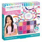 Make It Real Swift Clicks Heishi Bracelet Maker Beads with Storage Case - 3,356 Colorful Beads for Kids Ages 8+ - style: Bead Kit