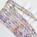 MJDCB Natural Irregular Shape Stone Beads 6-8mm Ametrine Gemstone Energy Cured for Jewelry Making Necklaces - color: Ametrine