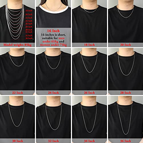 Twist Chain Necklace - Stainless Steel Rope Jewelry for Men & Women - size: 16 Inches, style: 3 mm Wide