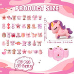 Ferreve 40 Pcs 3D Silicone Focal Beads for Pens, Keychain Making, Focal Beads Bulk for Beadable Keychain DIY Crafts Bracelet Necklace Phone Chain Charms Jewelry Making(Animal Pink) - style: Animal Pink