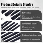 Flylin 2 Set Watch Cleaning Brush, Small Parts Cleaning Soft Brushes with Storage Box for Watch Crafts Jewelry, Wristwatch Dust Removal Tool Set