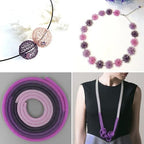492FT Jewelry Wire 32 Gauge Tarnish-Resistant Copper Beading Wires Roll Bulk for DIY Crafts Jewelry Making, Purple Wire - color: Purple, size: 0.2mm